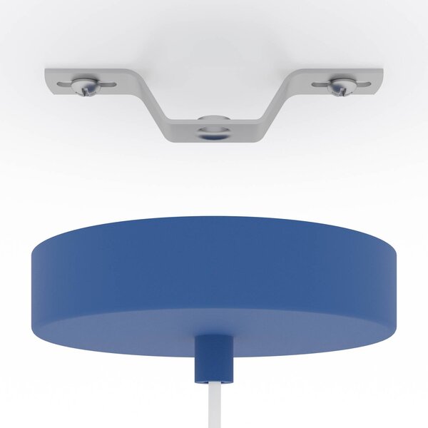 EGLO Závěsné světlo Berardelli, růžová/modrá, Ø 23 cm, sklo, E27, stmívatelný, Fialová / růžová / barva růže, Obývací pokoj / jídelna, Sklo, Moderní