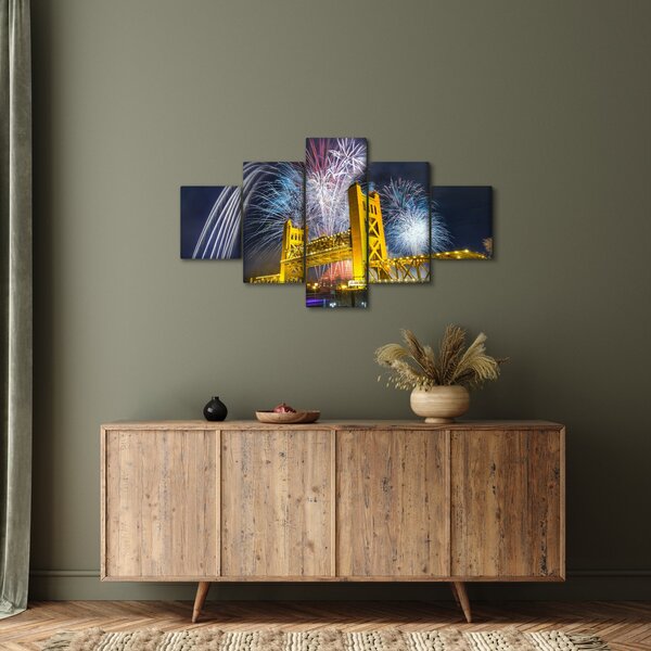 Obraz - Silvestrovská noc (125x70 cm)