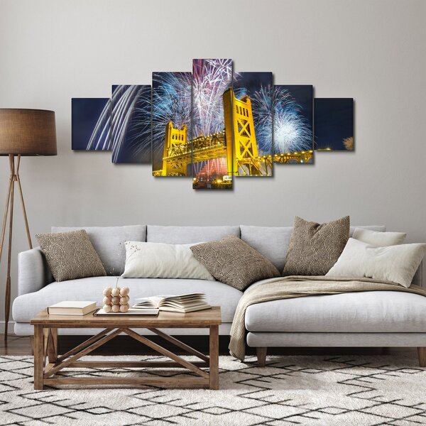 Obraz - Silvestrovská noc (210x100 cm)