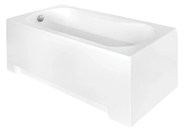 Besco Akrylátová obdélníková vana Aria 130x70 (140x70, 150x70, 160x70, 170x70) Barva: Bílá, Rozměry (cm): 130x70