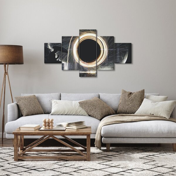 Obraz - Světelná show v dešti (125x70 cm)