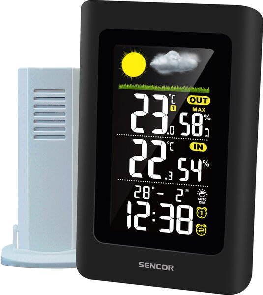 SENCOR SWS 4270 - Meteorologická stanice, pedpov poasí, mení teploty a vlhkosti, výstraha ped námrazou