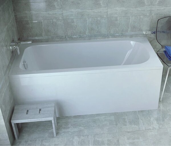 Besco Krycí panel k obdélníkové vaně Continea P 140x70 (150x70), bílý Barva: Bílá, Rozměry (cm): 140x70