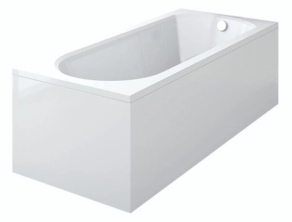 Besco Akrylátová obdélníková vana Intrica 150x75 (160x75, 170x75) Barva: Bílá, Rozměry (cm): 150x75