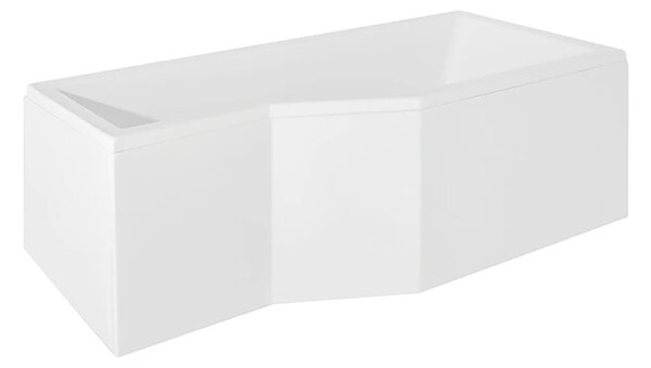 Besco Akrylátová atypická vana INTEGRA 150x75 (170x75) Barva: Bílá, Rozměry (cm): 150x75, Orientace: Pravá