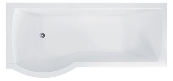 Besco Akrylátová atypická vana s vanovou zástěnou INSPIRO VK 150x70 (160x70, 170x70) Barva: Bílá, Rozměry (cm): 150x70, Orientace: Levá