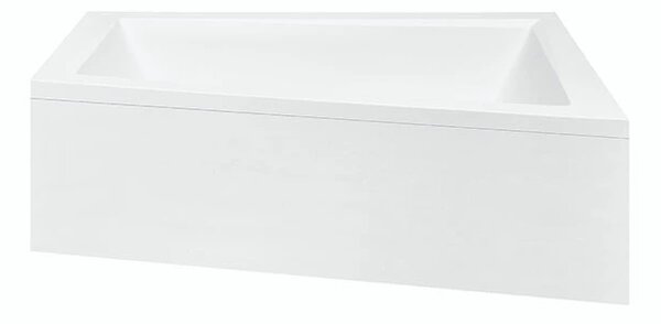 Besco Akrylátová asymetrická vana Intima 150x85 (160x90) Barva: Bílá, Rozměry (cm): 150x85, Orientace: Pravá
