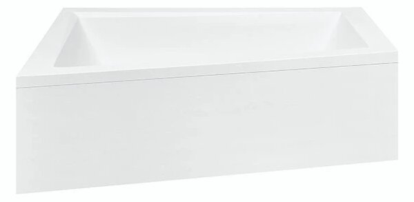 Besco Akrylátová asymetrická vana Intima 150x85 (160x90) Barva: Bílá, Rozměry (cm): 150x85, Orientace: Pravá