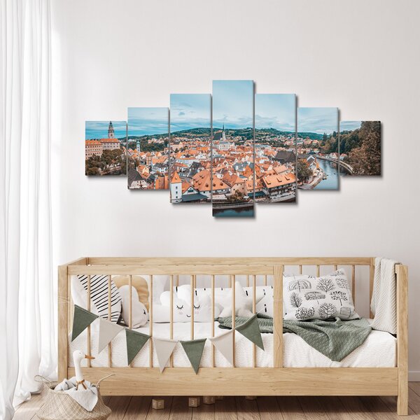 Obraz - Český Krumlov (210x100 cm)