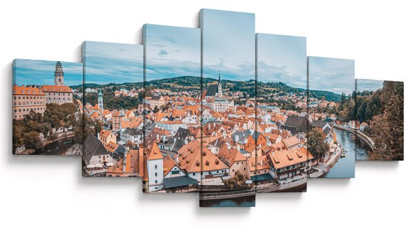 Obraz - Český Krumlov (210x100 cm)
