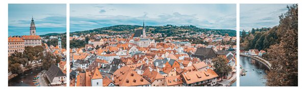 Obraz - Český Krumlov (170x50 cm)