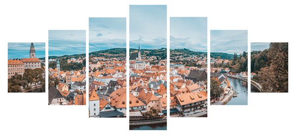 Obraz - Český Krumlov (210x100 cm)