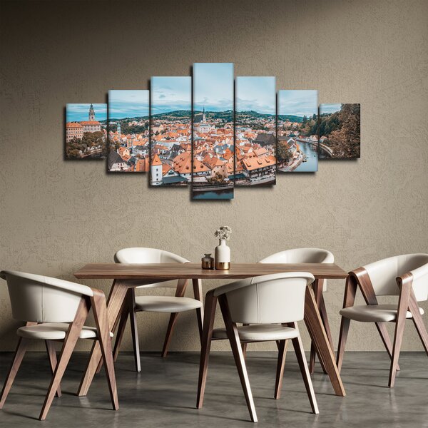 Obraz - Český Krumlov (210x100 cm)