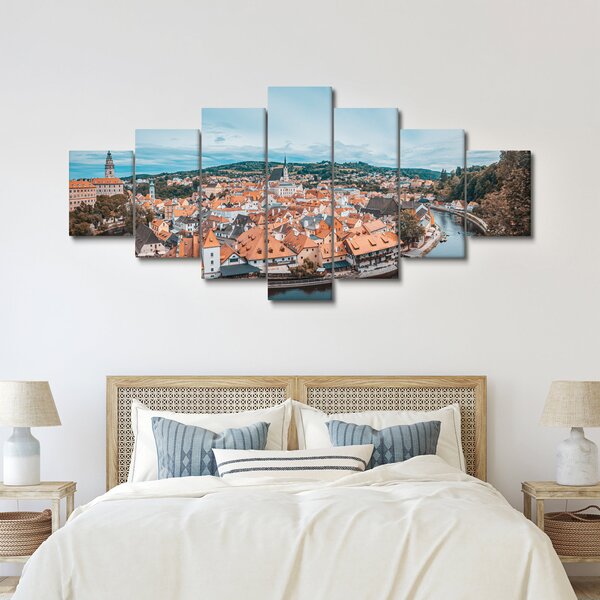 Obraz - Český Krumlov (210x100 cm)