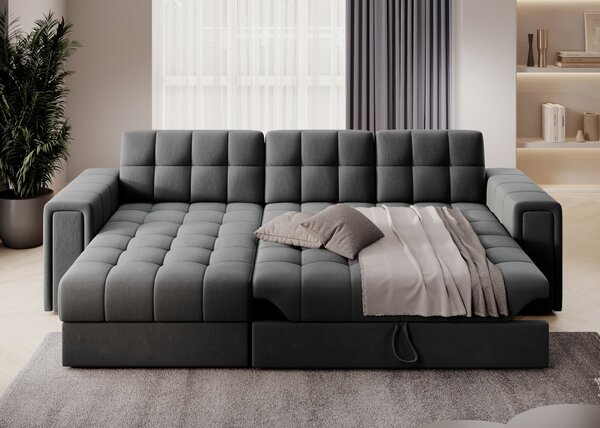 Designová sedací souprava THALASSA - tmavě šedá