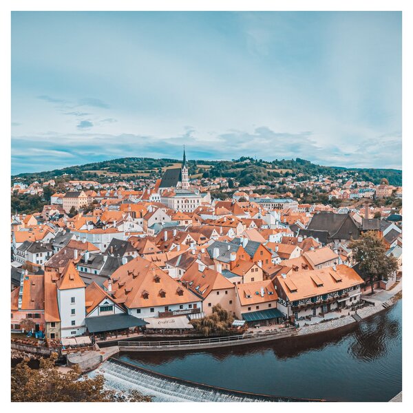 Obraz - Český Krumlov (30x30 cm)
