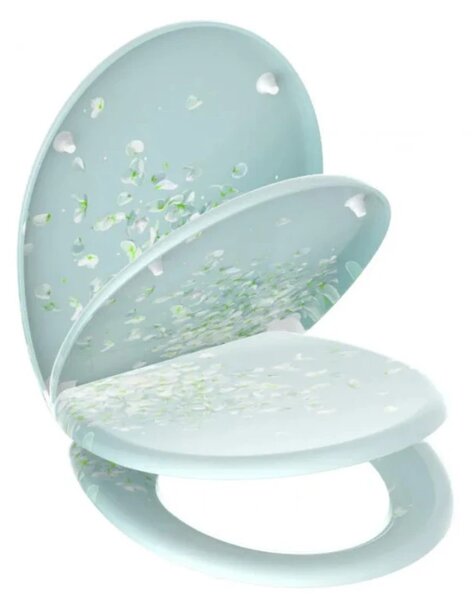 Eisl Sanitär WC prkénko Duroplast Soft Close Flower in The Wind 82381