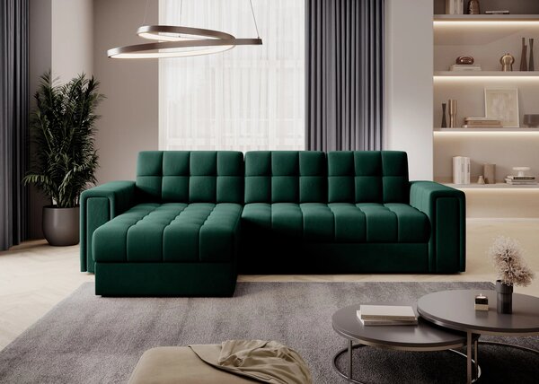 Designová sedací souprava THALASSA - tmavě zelená