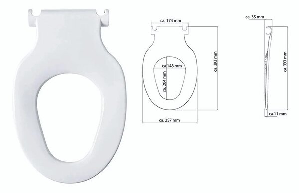 Eisl Sanitär WC prkénko s dětskou vložkou Duroplast Soft Close Family 82940