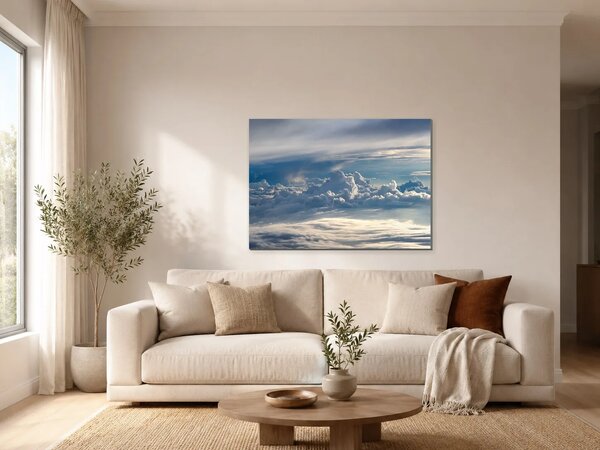 Mraky nad obzorem – Jednodílný obraz, 70 × 50 cm