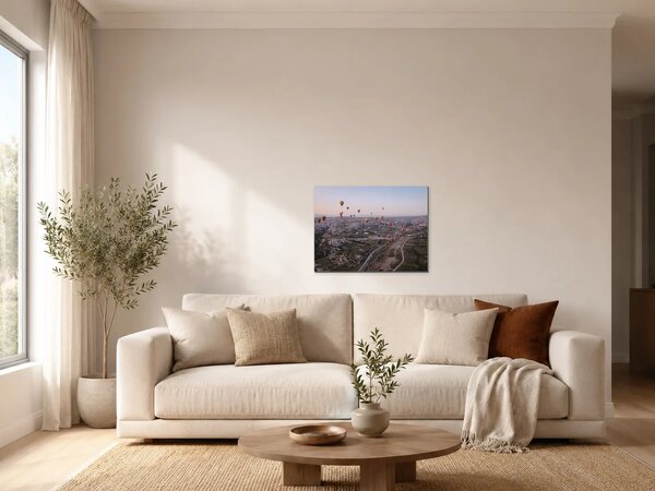 Horkovzdušné balony nad Kappadokií – Jednodílný obraz, 40 × 30 cm