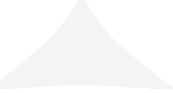 Stínící plachta oxfordská látka trojúhelník 2,5x2,5x3,5 m bílá