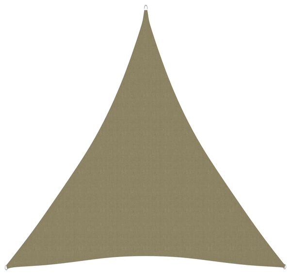 Stínící plachta oxfordská látka trojúhelníková 4x5x5 m béžová