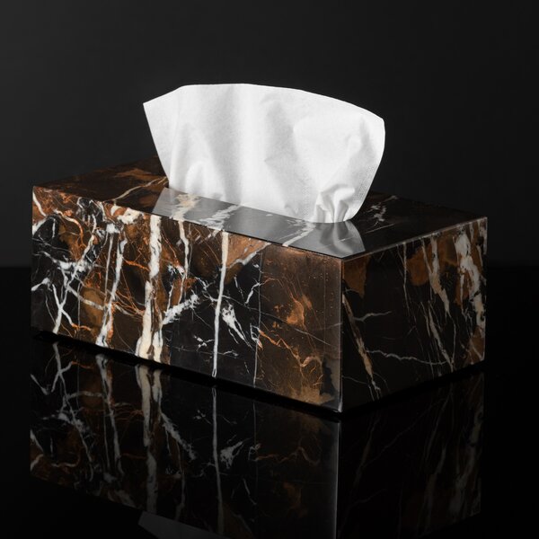 Royal Bee Design designové kryty papírových kapesníků Marble Tissue Rectangular Box