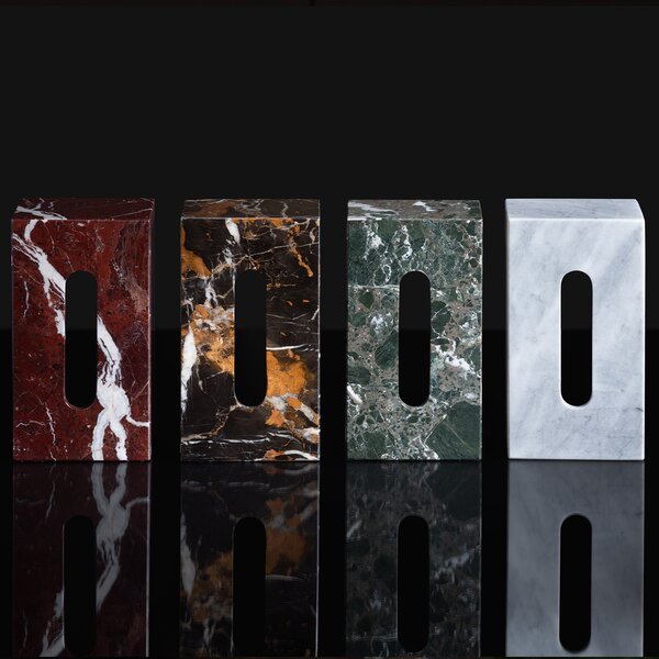 Royal Bee Design designové kryty papírových kapesníků Marble Tissue Rectangular Box