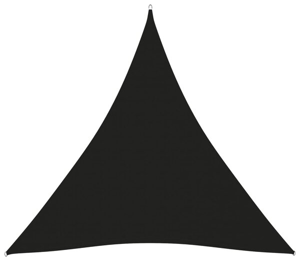 Stínící plachta oxfordská látka trojúhelníková 5x5x5 m černá