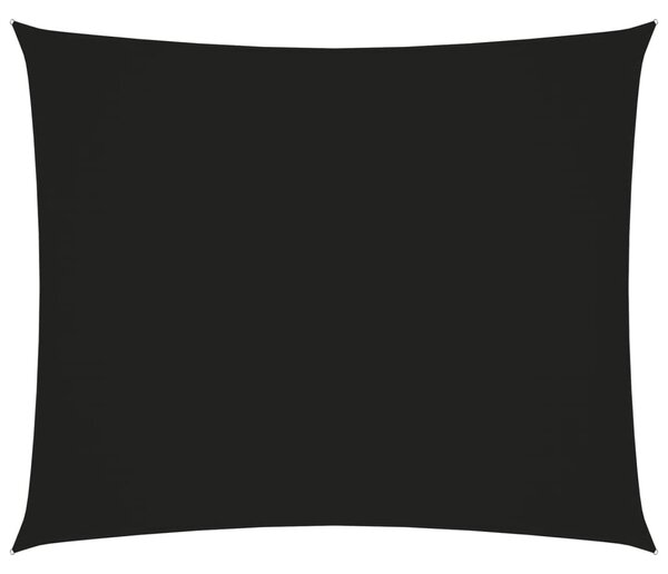 Stínící plachta oxfordská látka obdélníková 3,5 x 4,5 m černá