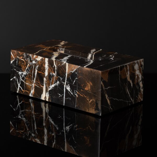 Royal Bee Design designové kryty papírových kapesníků Marble Tissue Rectangular Box