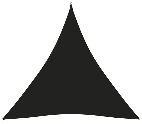 Stínící plachta oxfordská látka trojúhelníková 3x3x3 m černá