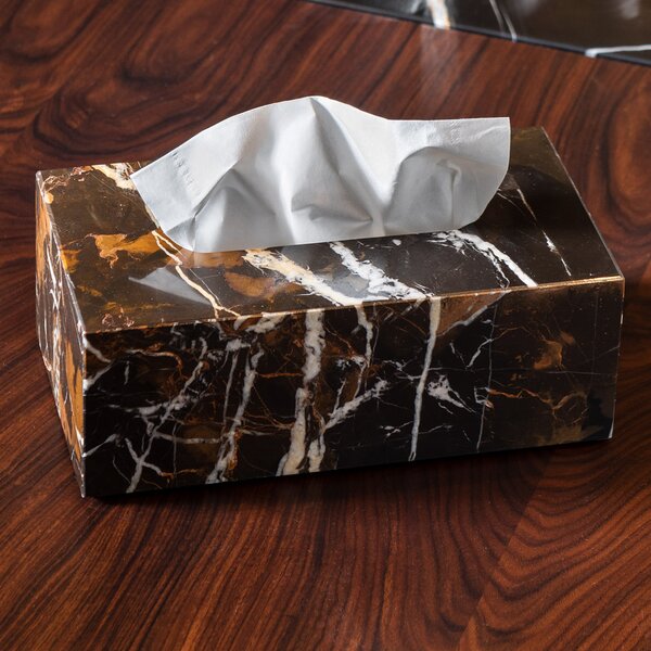 Royal Bee Design designové kryty papírových kapesníků Marble Tissue Rectangular Box