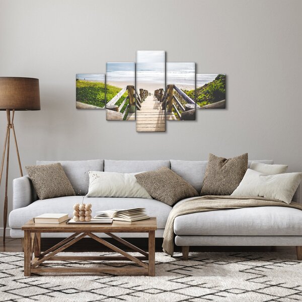 Obraz - Vstup na pláž (125x70 cm)