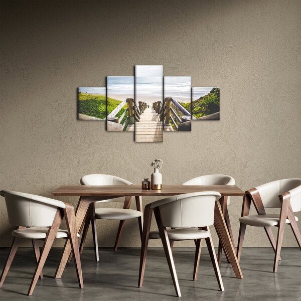 Obraz - Vstup na pláž (125x70 cm)