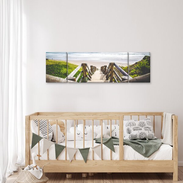 Obraz - Vstup na pláž (170x50 cm)