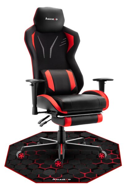 Podložka pod židli FloorMat 7.0 černá / červená