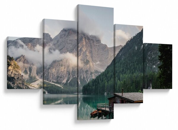 Obraz - Lake Prags (125x70 cm)