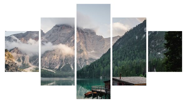 Obraz - Lake Prags (125x70 cm)