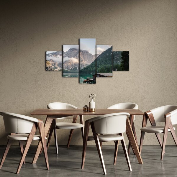 Obraz - Lake Prags (125x70 cm)