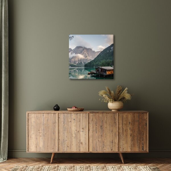 Obraz - Lake Prags (30x30 cm)