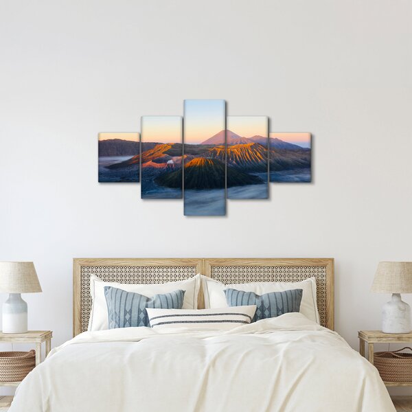 Obraz hory Bromo v Indonésii (125x70 cm)