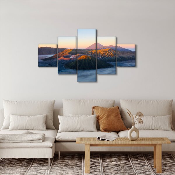 Obraz hory Bromo v Indonésii (125x70 cm)