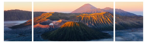 Obraz hory Bromo v Indonésii (170x50 cm)