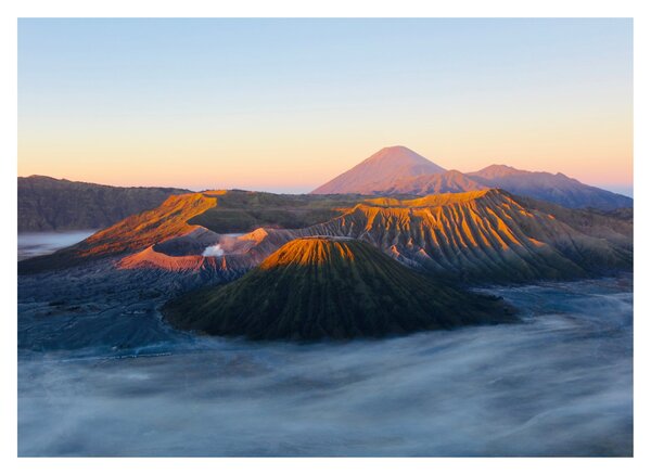 Obraz hory Bromo v Indonésii (70x50 cm)