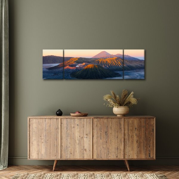 Obraz hory Bromo v Indonésii (170x50 cm)