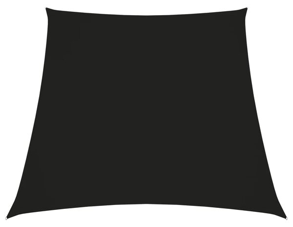 Stínící plachta oxfordská látka lichoběžníková 4/5 x 4 m černá