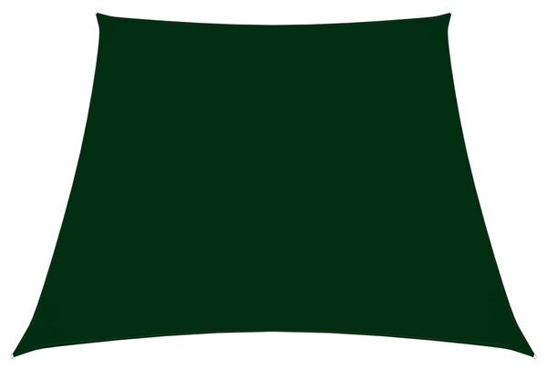Stínicí plachta oxfordská látka lichoběžník 2/4x3m tmavě zelená