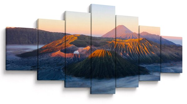 Obraz hory Bromo v Indonésii (210x100 cm)